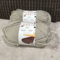 2 Skeins Lion Brand Two of Wands Hue + Me SPICY #5 Bulky 4.4 oz, 137 yards