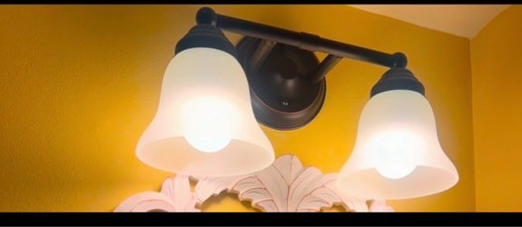 2-Light Wall Vanity Light Fixture