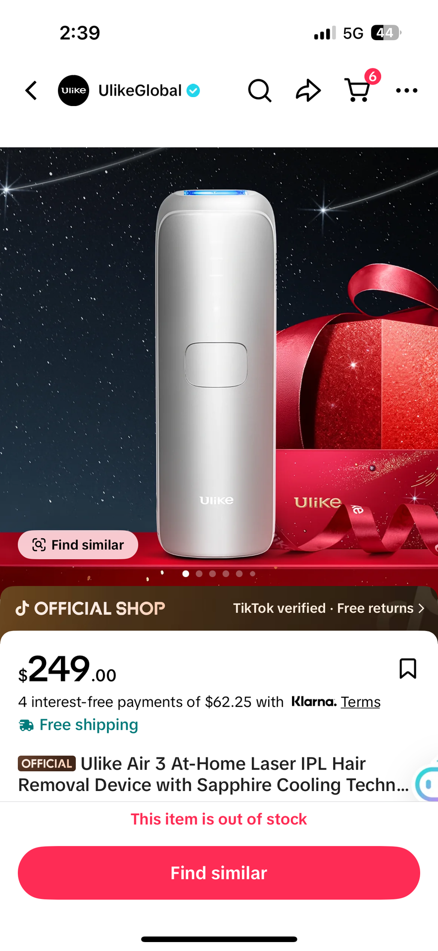 ULike Laser Hair Removal Air 3