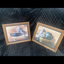 Boho Indian Tribal New Mexico Style Art Frames Print Decor Set