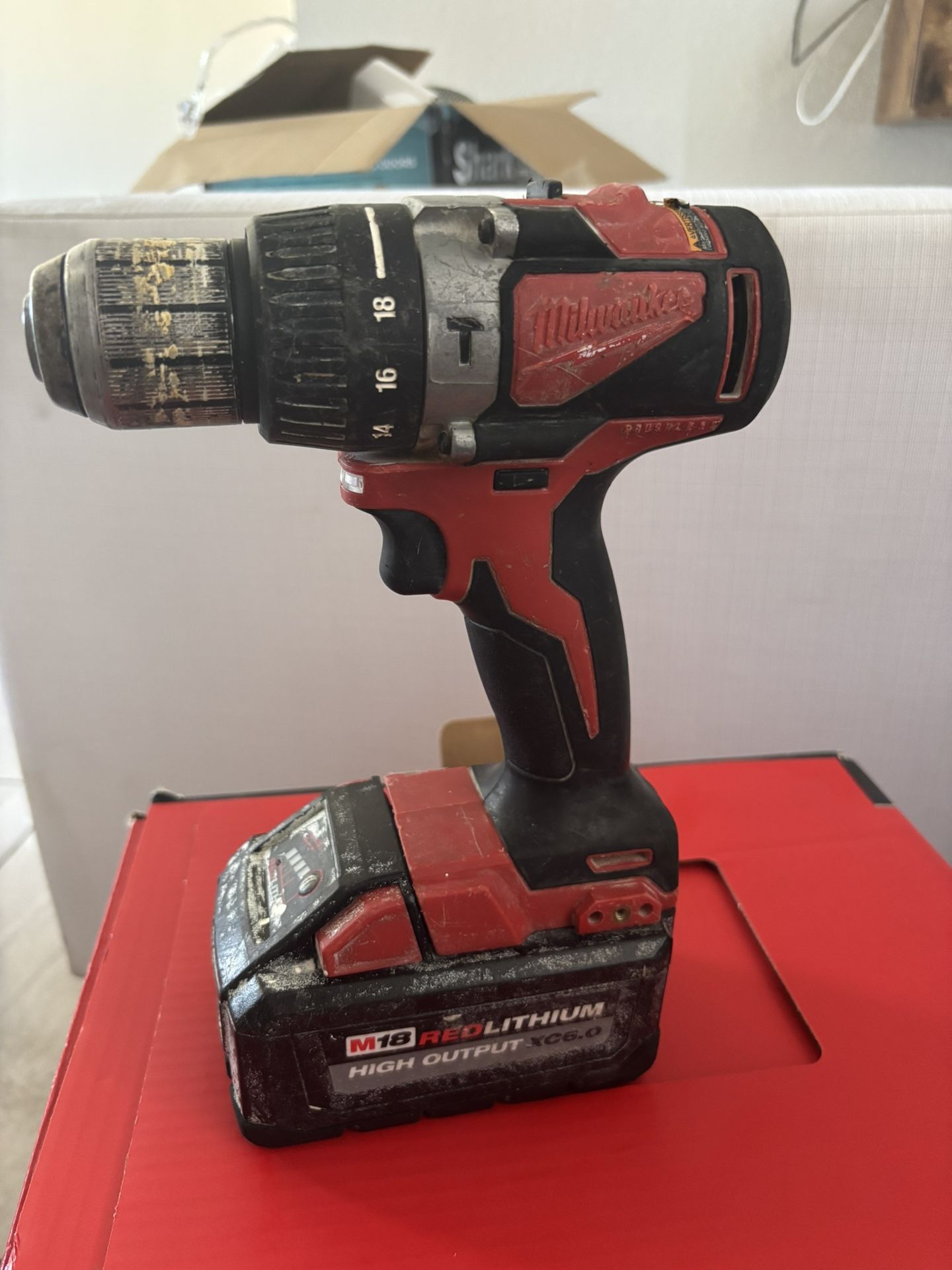 Milwaukee Hammer Drill With Battery 6.0