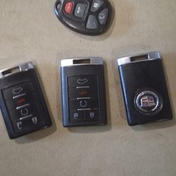 Cadillac d t s remote controls