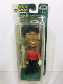 2002 Playmakers Tiger Slam Tiger Woods 6” Bobblehead