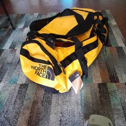  Yellow And Black North Face Duffle Bag