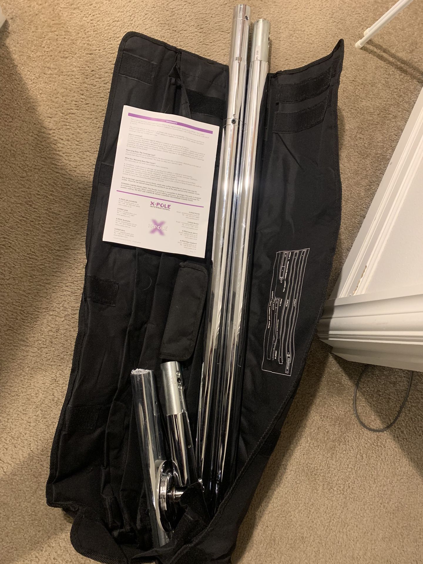 XPole XPert NX 45mm Chrome Dancing Pole for Sale in Shoreline, WA