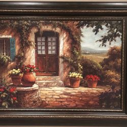 Wall Painting in classic black frame 