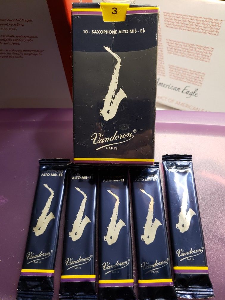 Saxophone Alto Reeds 5ct