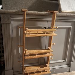Rustic Wooden Hanging  Rack 