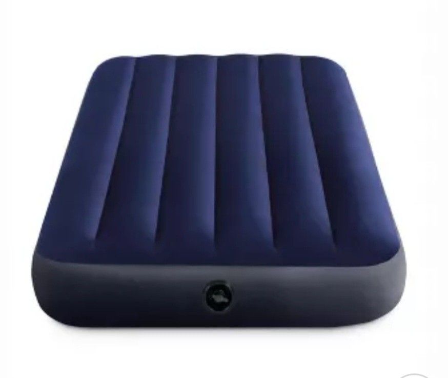 Twin Air Mattress Without Pump Camping Mattresses Outdoors Bed. Open Box