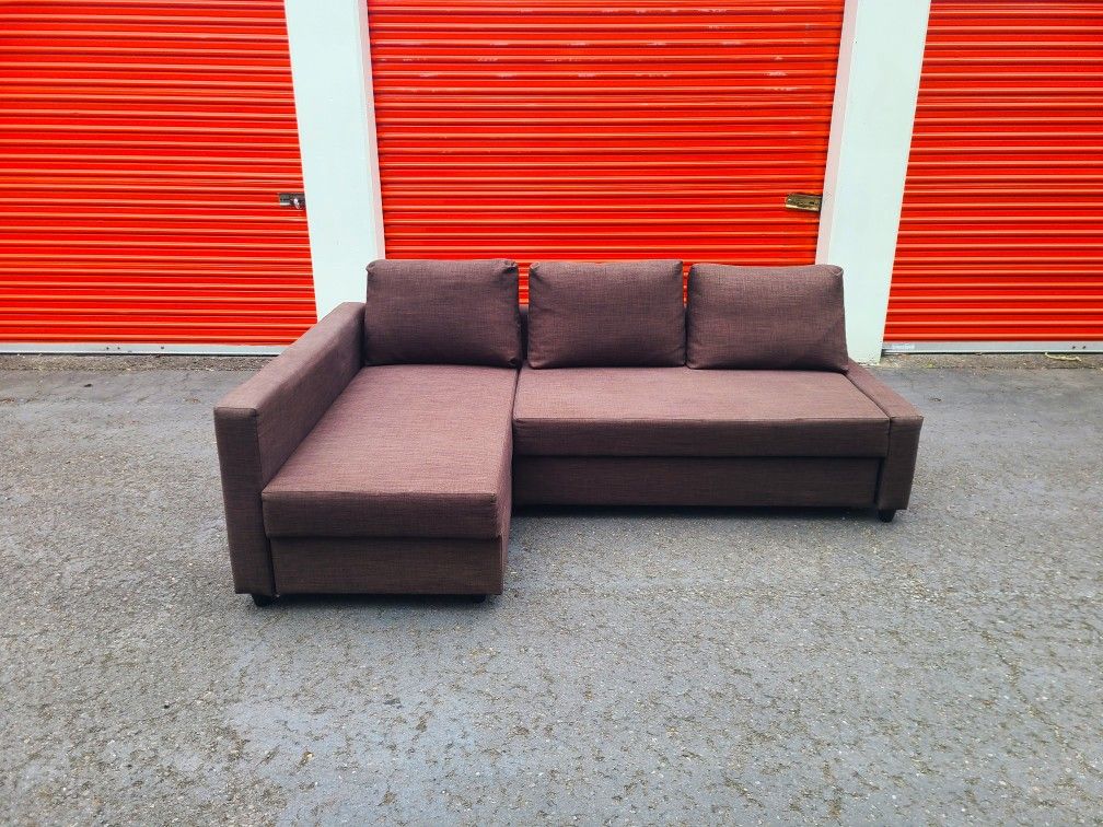Brown Sectional Couch - Free Delivery