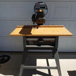 Sears Craftsman 10-in Radial Arm Saw. Good Condition.