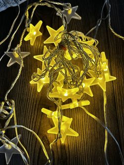 Three sets of IKEA star lights