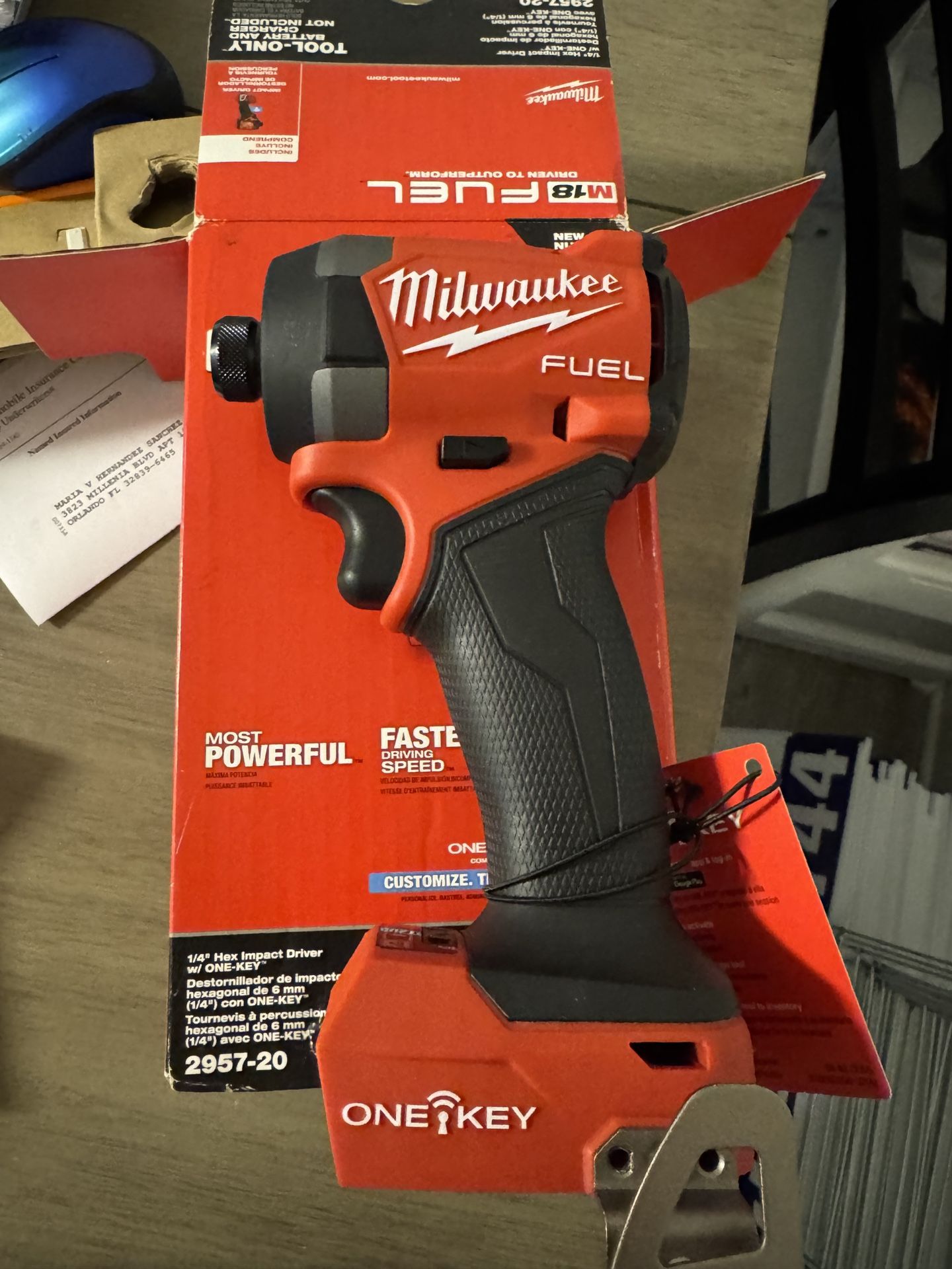 Milwaukee M18 FUEL KEY IMPACT DRIVER ( TOOL ONLY )‼️