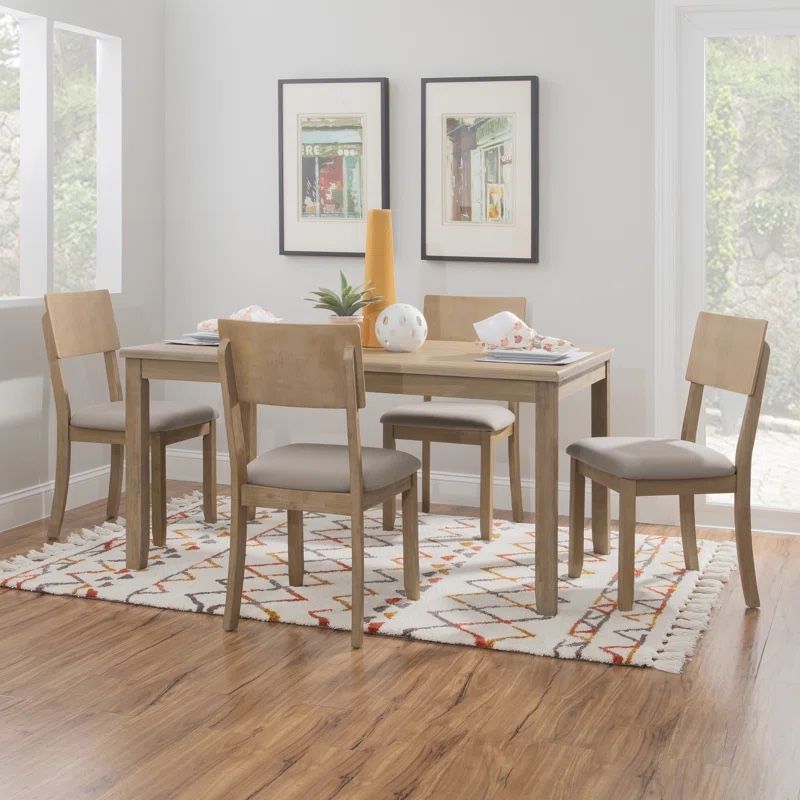 Wood Dining Table Set