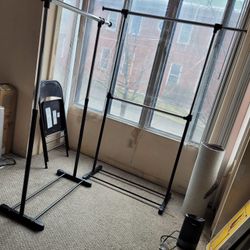 New Clothes Hanging Rack Set Of 2 Pcs