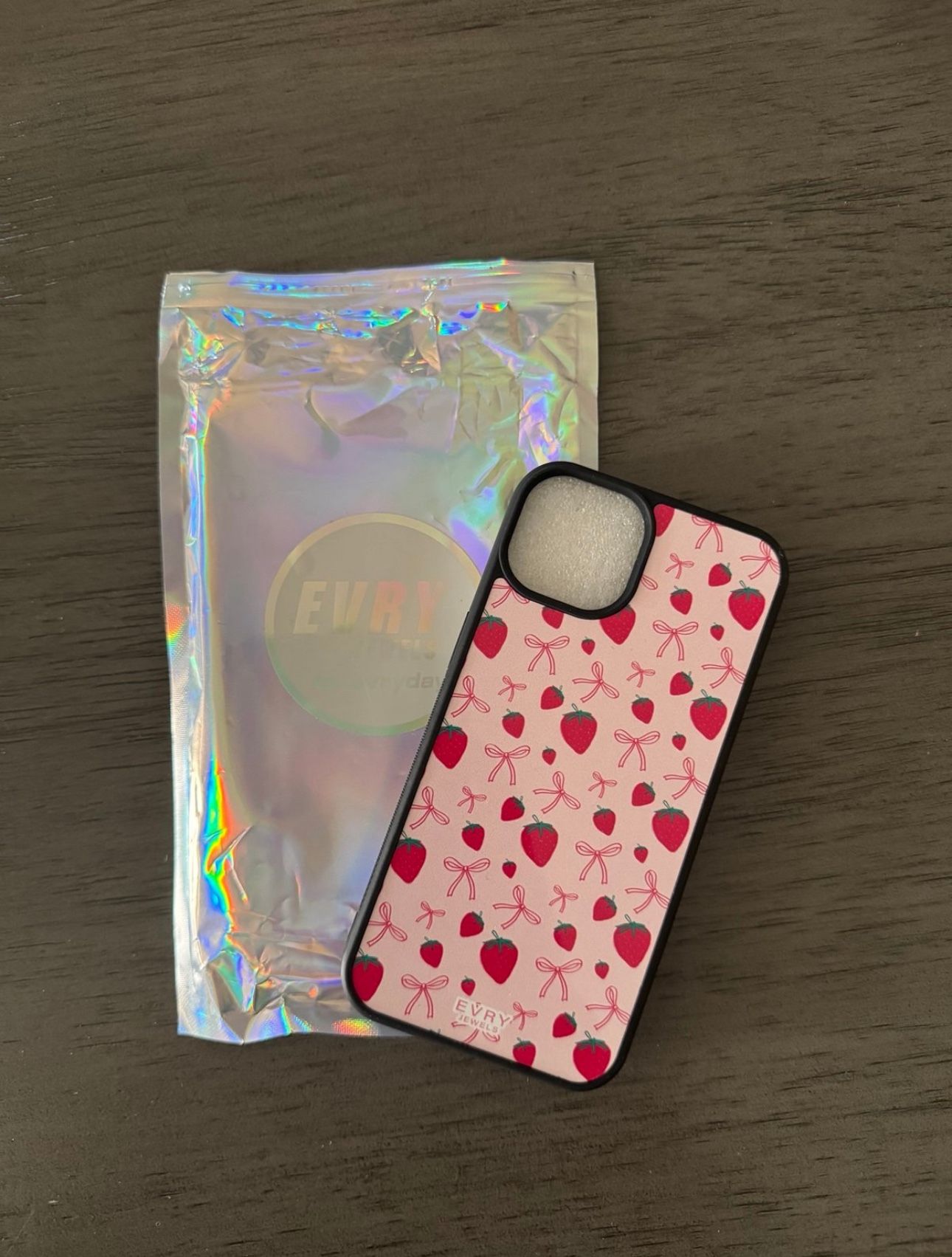 Strawberry Bow iPhone 13 Case Evry Jewels