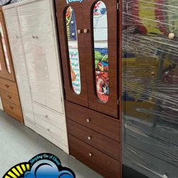 Closet Cherry Wardrobe Dresser Ropero Nuevo Tall 