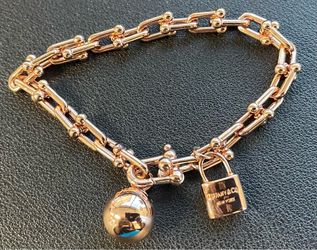 Tiffany & Co. HardWear Link Bracelet with Ball and Lock