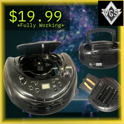 *WORKING* Memorex MP3211 AM/FM Stereo (CD Player)