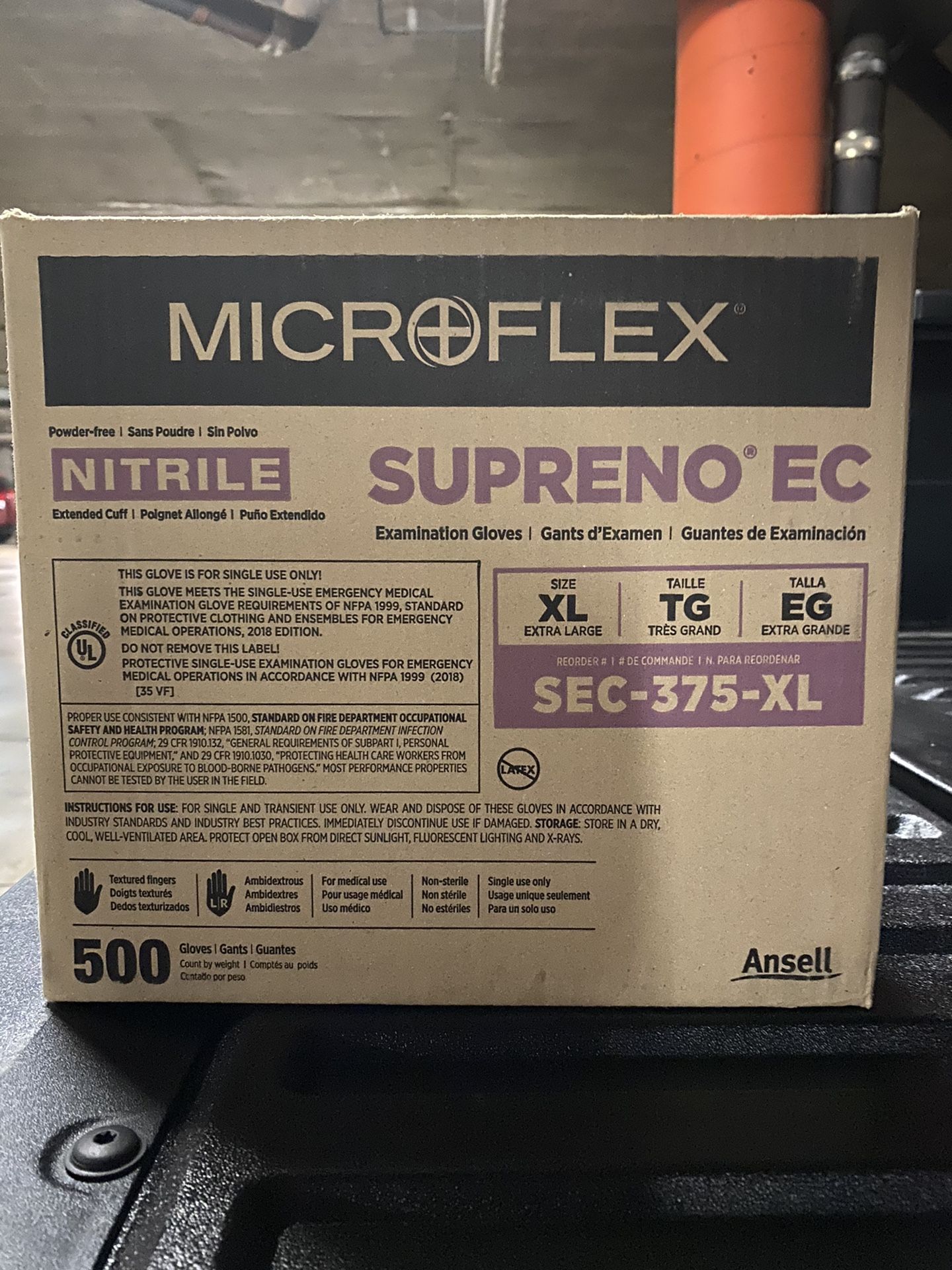 Microflex boxe a gloves is 10 boxes inside