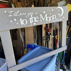 Handmade Wood Picture Holder Wall Hanging 