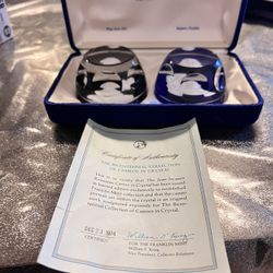 Franklin Mint Cameo in Crystal "King Louis XVI"