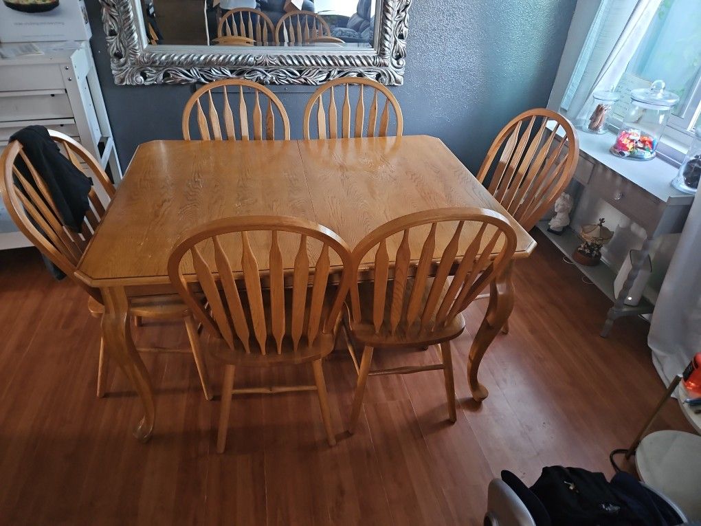 Table With 6 Chairs