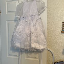 Brand New Baptism Dress Size 1