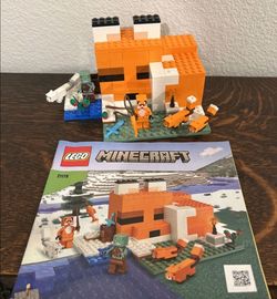 Lego 21178 Minecraft The Fox Lodge 100% complete
