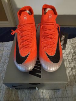Nike Superfly 6 Elite CR7 Fg Men's Soccer Shoes Flash Crimson-Black Size 10