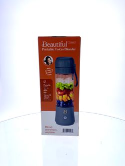 Beautiful by Drew Barrymore Portable To-Go Blender - 2.0 (42987B) - Oyster Gray