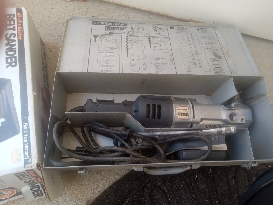 Black & Decker 1350-09 Timberwolf 1/2" Corded Right Angle Drill – Heavy Duty