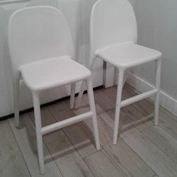 2 Ikea Stools Kid Size 21" Height 