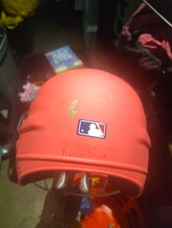 Rawlings pink softball batting helmet