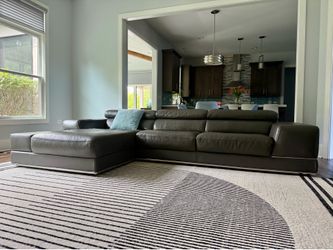 Modani Leather sectional sofa