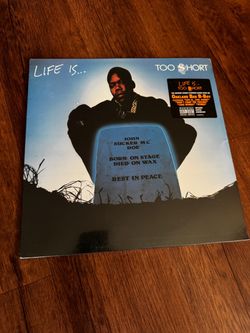 New Too Short Life Is Too Short Vinyl LP Vinyl Sealed