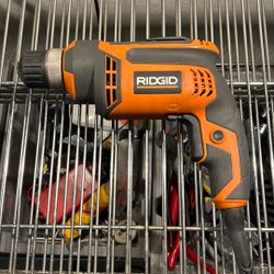 Ridgid Corded Drill Works Perfect 8amp 3/8in