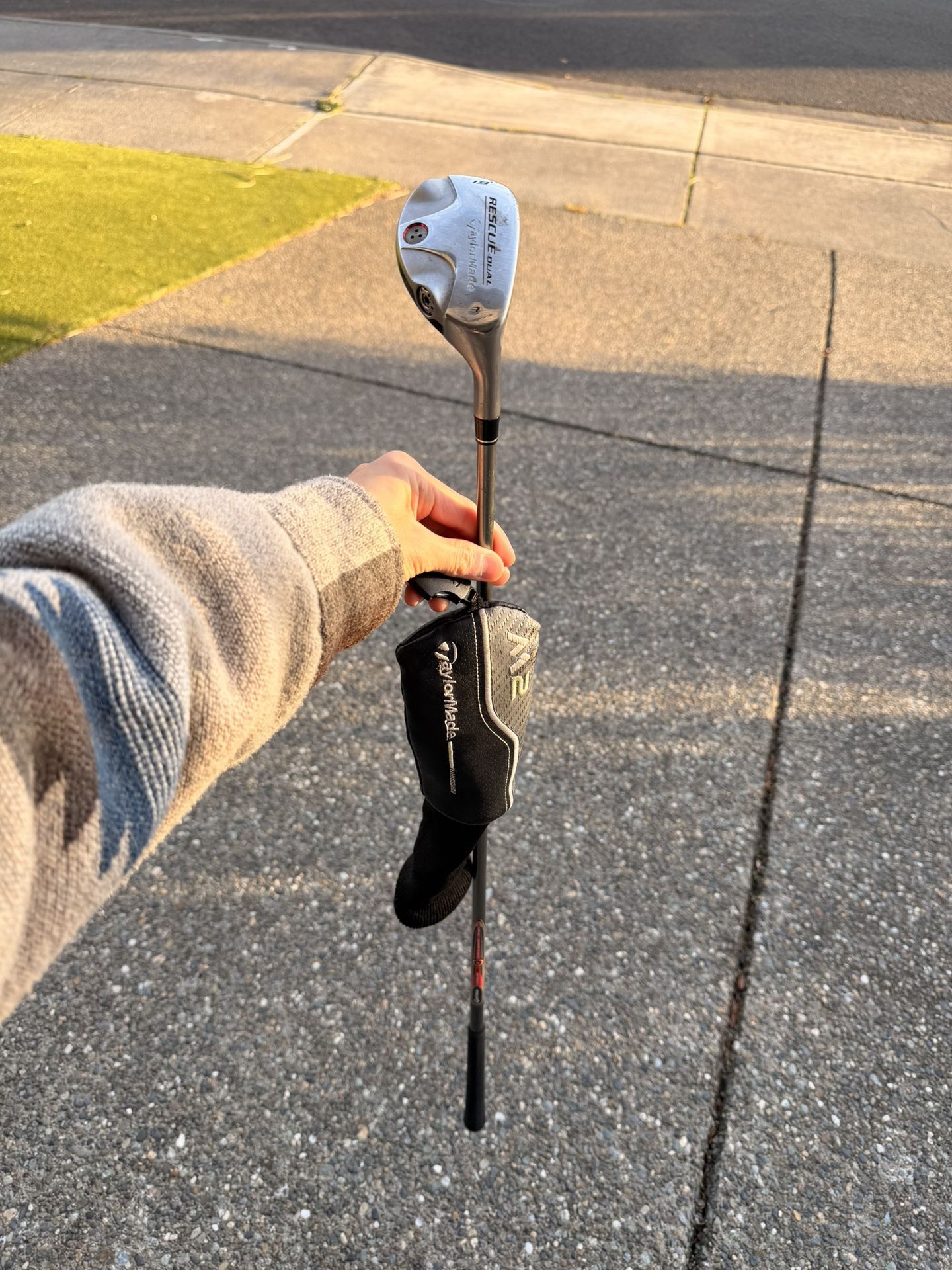 Taylor made Hybrid Golf Club with cover
