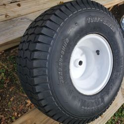 Mower Tire And Wheel. New 