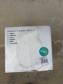 Nectar Resident Serenity Sleep Bundle Full Sheets Pillows Mattress Protector New