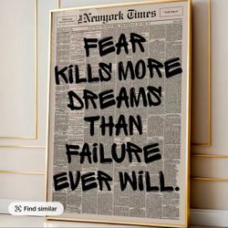 Retro Motivational Wall Art 24x36-Unframed
