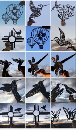 Valentines Gifts. Steel Silhouettes.