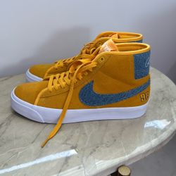 Size 8 - Nike Grant Taylor x Zoom Blazer Pro GT SB Mid University Gold Denim