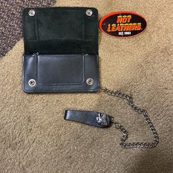 Leather biker wallet hot leathers pay 2995 for asking 23 never used