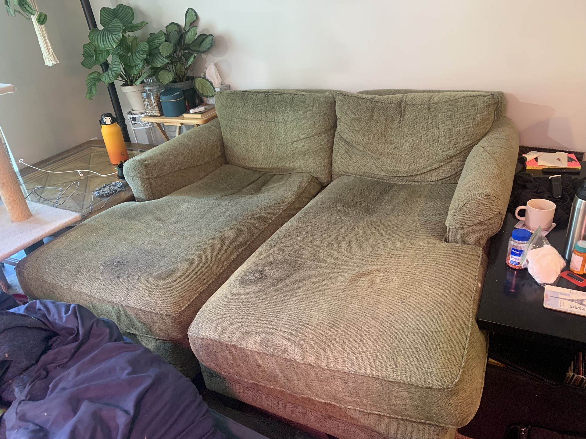 2 Chaise Lounge Couch Pieces