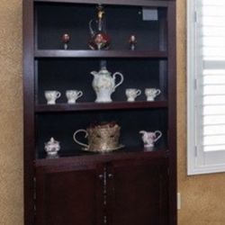 Tall Bookcase Cabinet
