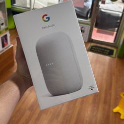 Google Nest Audio - Smart Speaker with Google Assistant - Chalk Brand New 