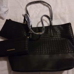 Big Black Purse, Small Purse And Wallet