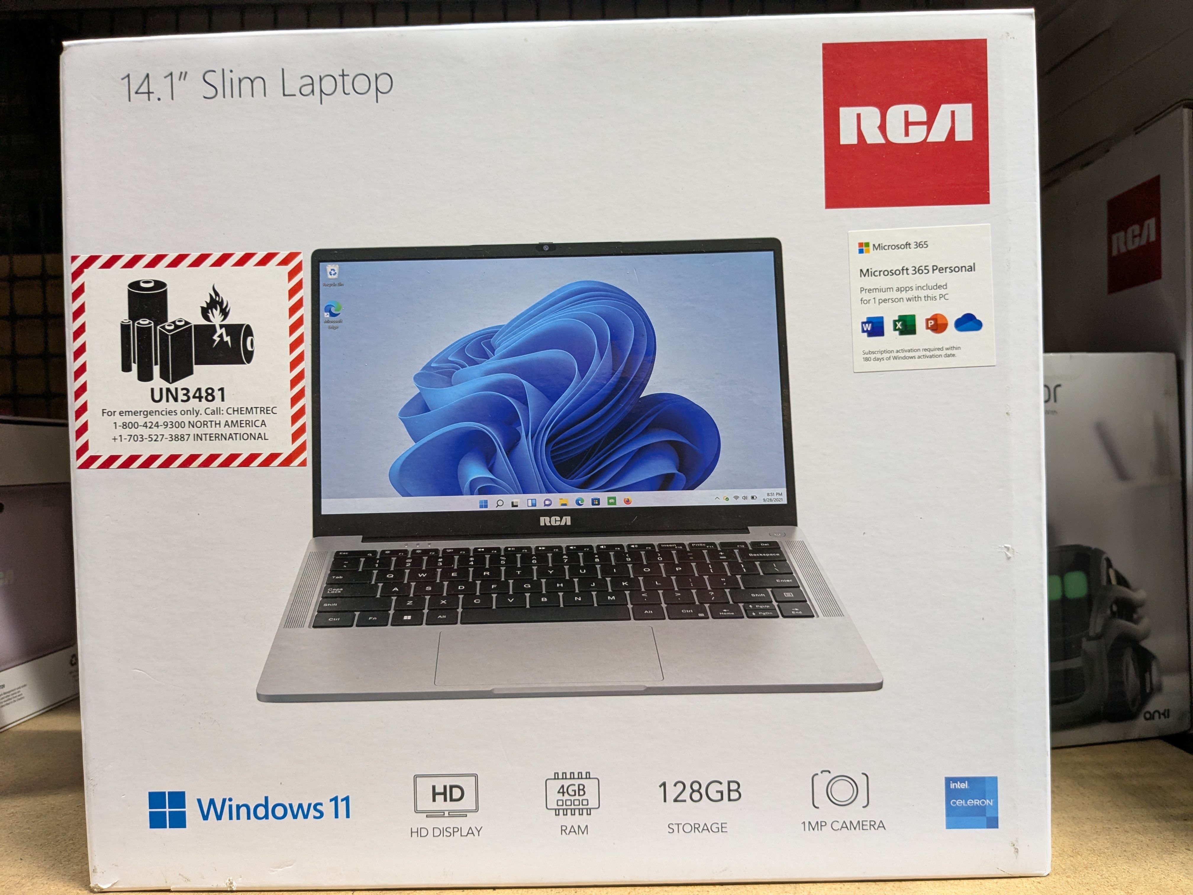 14.1" LAPTOP CELERON 4GB/128GB-GRAY