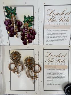 Lunch at ritz earrings ( sold separately)